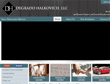 Tablet Screenshot of degradolaw.com